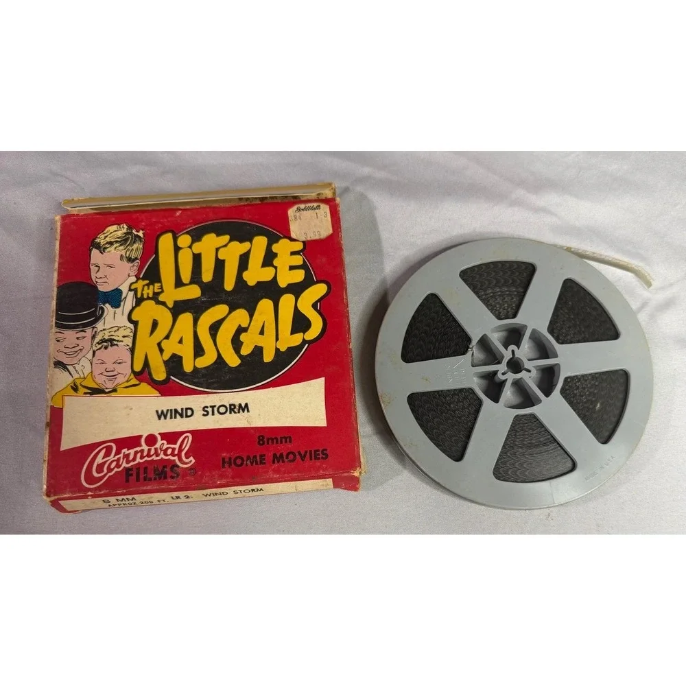 Vintage Little Rascals Wind Storm 8mm Home Movie‎ Carnival Films LR 2 200ft Reel
